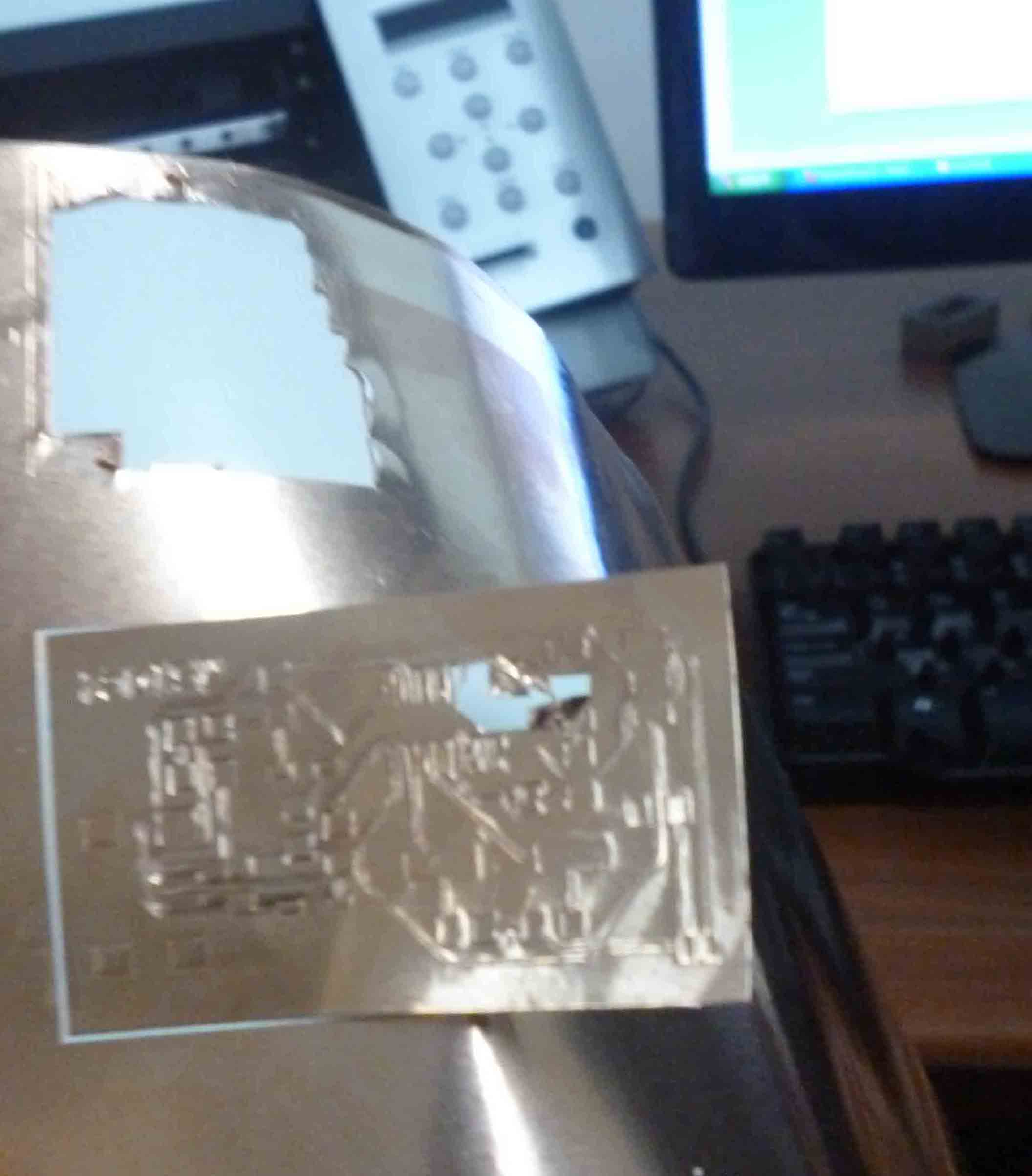 copper coat paper cutting 